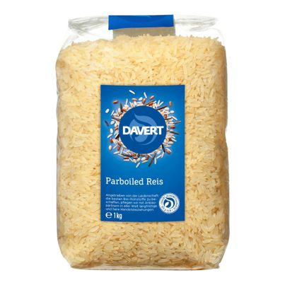 Bio Parboiled Reis Langkorn weiß 1000g - 8er Vorteilspack von Davert