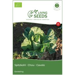 Bio Spitzkohl Eersteling 3.9g Saatgut von Living Seeds