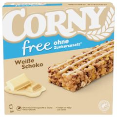 Corny Free Müsliriegel weiße Schoko 20g 6 Stück