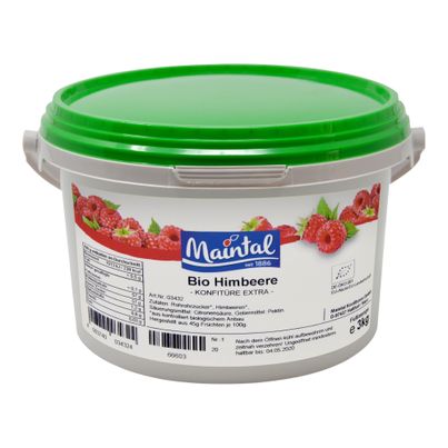 Bio Himbeer Konfitüre extra 3000g von Maintal