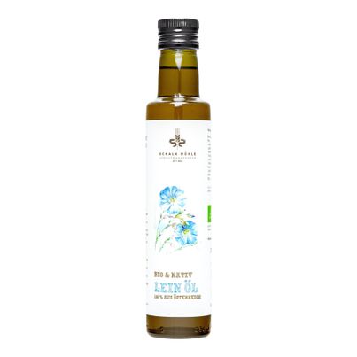 Bio Leinöl Nativ 250ml - 6er Vorteilspack von Schalk Mühle