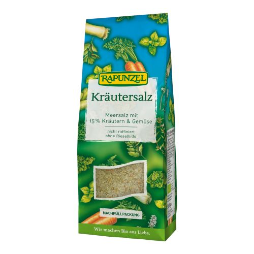 Bio Kräutersalz mit Gemüse 500g - 8er Vorteilspack von Rapunzel Naturkost