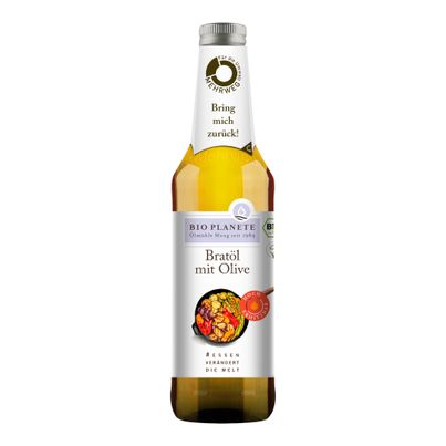 Bio Bratöl mit Olive 500ml - 6er Vorteilspack von Bio Planete