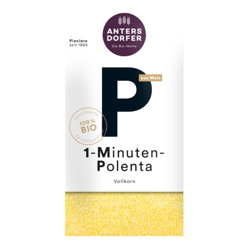 Bio 1-Minuten-Polenta 500g - 6er Vorteilspack von Antersdorfer Mühle