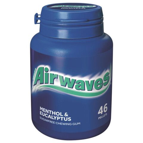 Airwaves Chewing Gum Mentol & Eucalyptus Bottle 46er from Airwaves