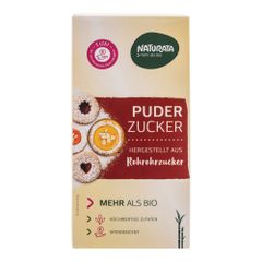 Bio Puderzucker aus Roh-Rohrzucker 200g - 10er Vorteilspack von Naturata