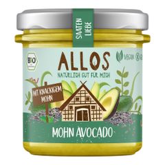 Bio Mohn-Avocado Aufstrich 135g - 6er Vorteilspack von Allos