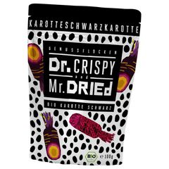 Bio Schwarze Karottenflocken 100g - 6er Vorteilspack von Dr.crispy & Mr.dried