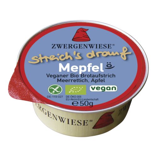 Organic Mepfel spread 50g - value pack of 12 from Zwergenwiese