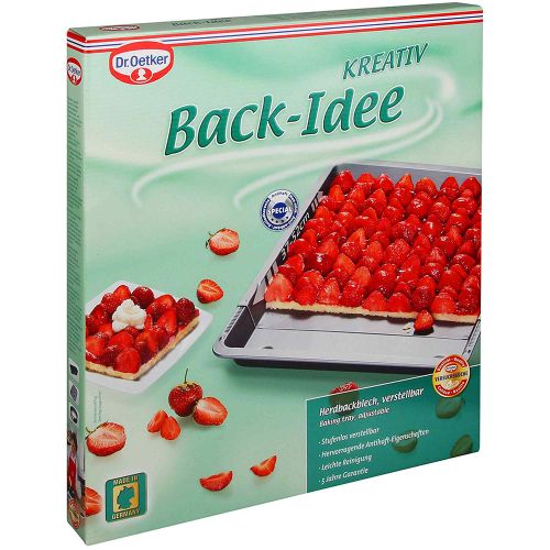 Dr. Oetker stove baking tray variable 33x37-52x3cm - 1 piece