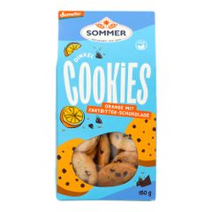 Bio Dinkel Cookies Schoko & Orange 150g - 6er Vorteilspack von Sommer
