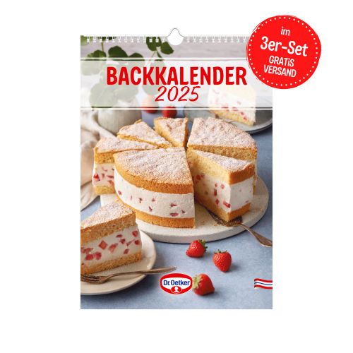 Dr. Oetker Backkalender 2025 3er-Set