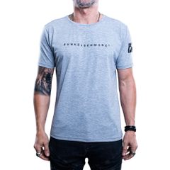 Dunkelschwarz T-Shirt DS-1 LOGO grey - S