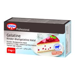 Rinder Blattgelatine Halal 1000g von Dr.oetker