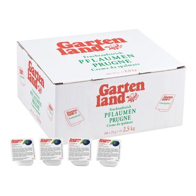 Konfitüre Pflaume Portionen 10025g von Gartenland