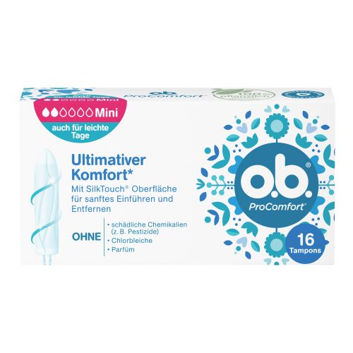 ProComfort Mini 16 piece from OB women's hygiene