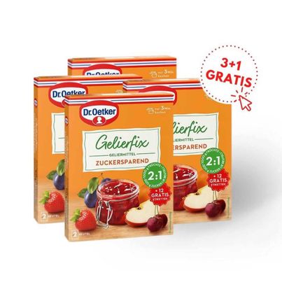 Dr. Oetker Set Einkochen Gelierfix 2:1 - 3+1 Set