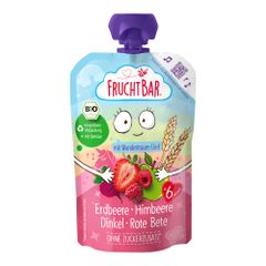 Bio Wundertraum Erdbeere Himbeere 100g - 8er Vorteilspack von Fruchtbar