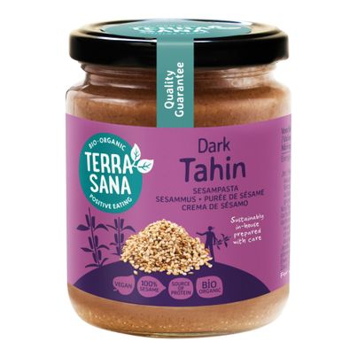 Bio Tahin braun ohne Salz 250g - 6er Vorteilspack von Terrasana