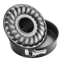 Metallic springform pan 2 bases 24cm from Zenker