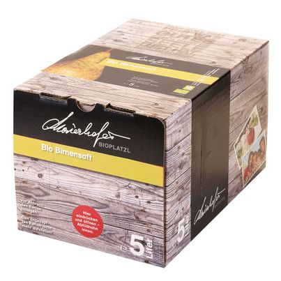 Bio Birnensaft naturtrüb Bag in Box 5 Liter