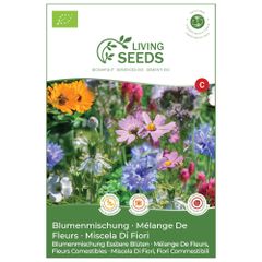 Bio Blumenmischung Essbare Blüten 5.85g Saatgut von Living Seeds