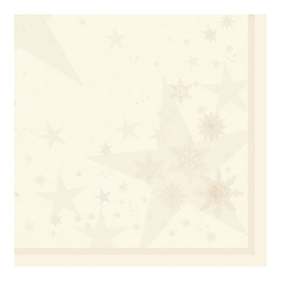 Servietten X-Mas champ.40x40cm 50ct von Papstar