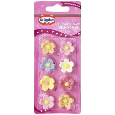 Dr. Oetker sugar decor 3D flowers large - 6g