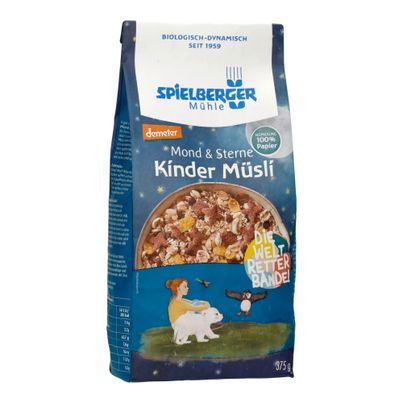Bio Mond und Sterne Kinder Müsli 375g - 6er Vorteilspack von Spielberger Mühle