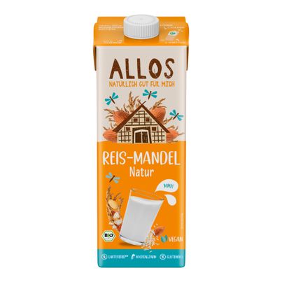 Bio Reis-Mandel Drink 1000ml - 6er Vorteilspack von Allos