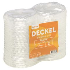 Deckel PP rund transparent 100Stück von Belesse