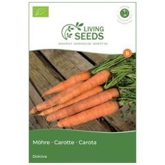 Bio Möhre Dolciva 6.1g Saatgut von Living Seeds