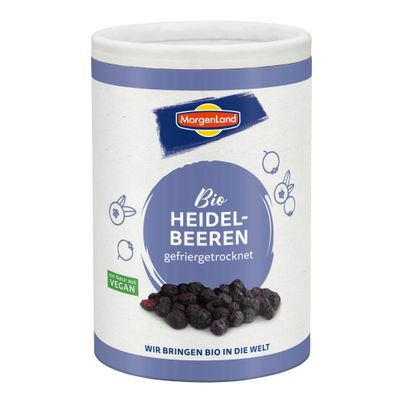 Bio Heidelbeeren gefrier-getr. 35g - 6er Vorteilspack von Morgenland