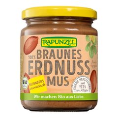 Bio Erdnussmus braun 250g - 6er Vorteilspack von Rapunzel