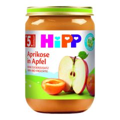 Bio Aprikose in Apfel 190g - 6er Vorteilspack von Hipp