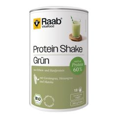 Bio Protein Shake Grün 360g - 4er Vorteilspack von Raab Vitalfood