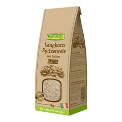 Bio Langkorn Spitzenreis Natur 1000g - 6er Vorteilspack von Rapunzel Naturkost