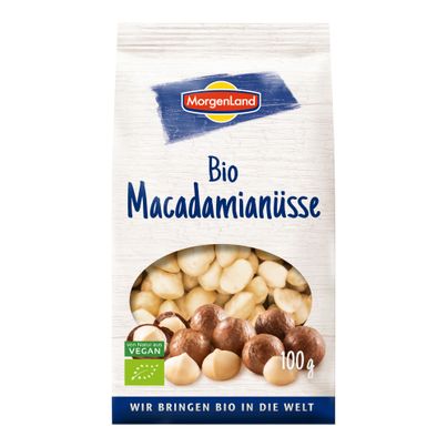 Bio Macadamianüsse 100g - 8er Vorteilspack von Morgenland