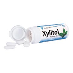 Bio Xylitol Kaugummi Peppermint 30g - 12er Vorteilspack von Miradent