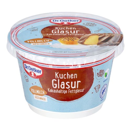 Dr. Oetker Kuchen Glasur Vollmilch-Geschmack 200g