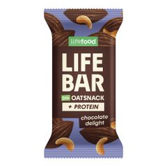 Bio Hafer Snack Chocolate Delight 40g - 15er Vorteilspack von Lifebar