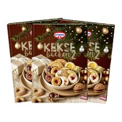 Dr. Oetker Rezeptbuch Backen macht Freude 38 Kekse backen 2 3er-Set