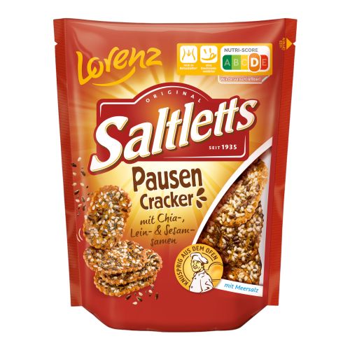 Saltletts snack crackers 100g from Lorenz