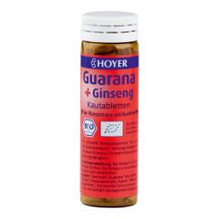 Bio Guarana & Ginseng Kautabletten 60stk - 8er Vorteilspack von Hoyer