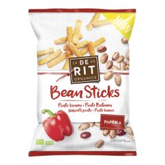 Bio Bean Sticks Paprika 75g - 10er Vorteilspack von De Rit