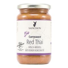 Bio Currysauce Red Thai 340g - 6er Vorteilspack von Sanchon