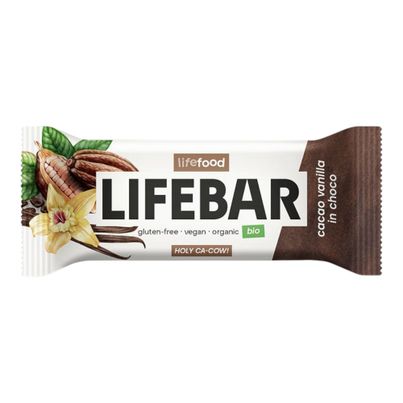 Bio Lifebar InChoco Kakao-Vanille 40g - 15er Vorteilspack von Lifebar
