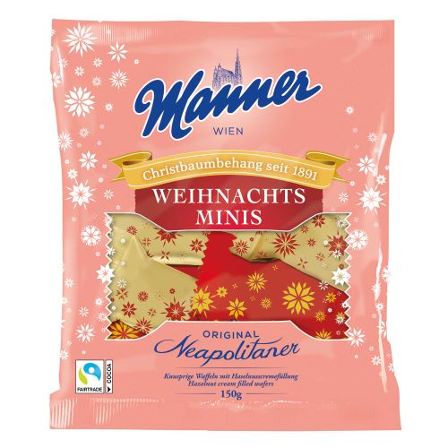 Manner Christmas Minis 150g