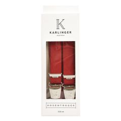 Elastischer Hosenträger dunkelrot Breite 25mm, Länge 110cm Verpackung