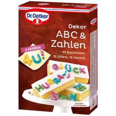 Dr. Oetker Decor ABC & Numbers - 58g